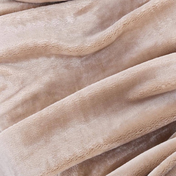 Cream Throw Blanket - Picture 3 of 3